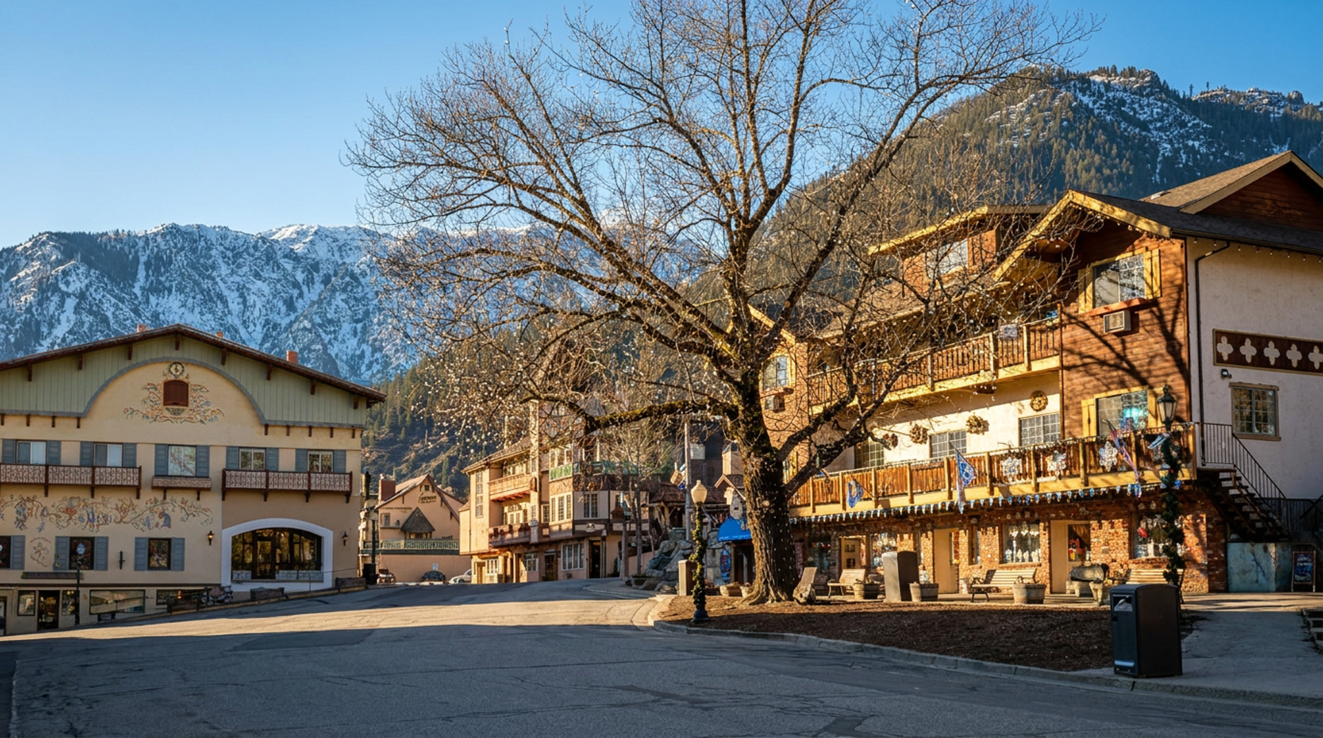 Breakfast in a Bavarian mountain town